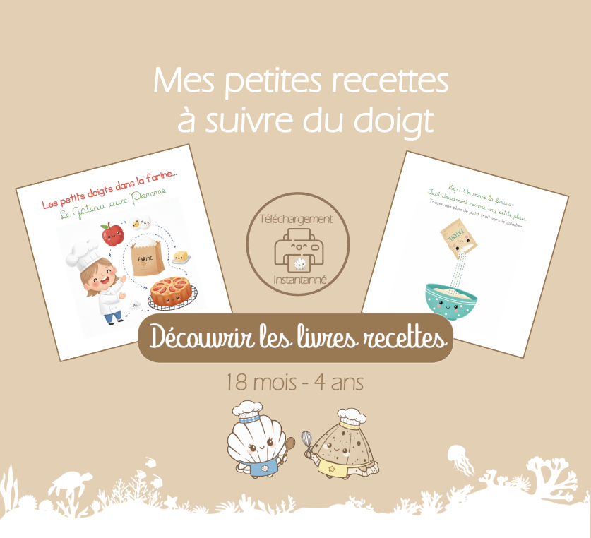 Mes petites recettes à suivre du doigt