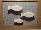 Tableau trois poissons blancs épurés