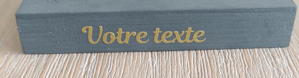 Porte montres socle et bout noir