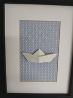 Tableau voilier origami