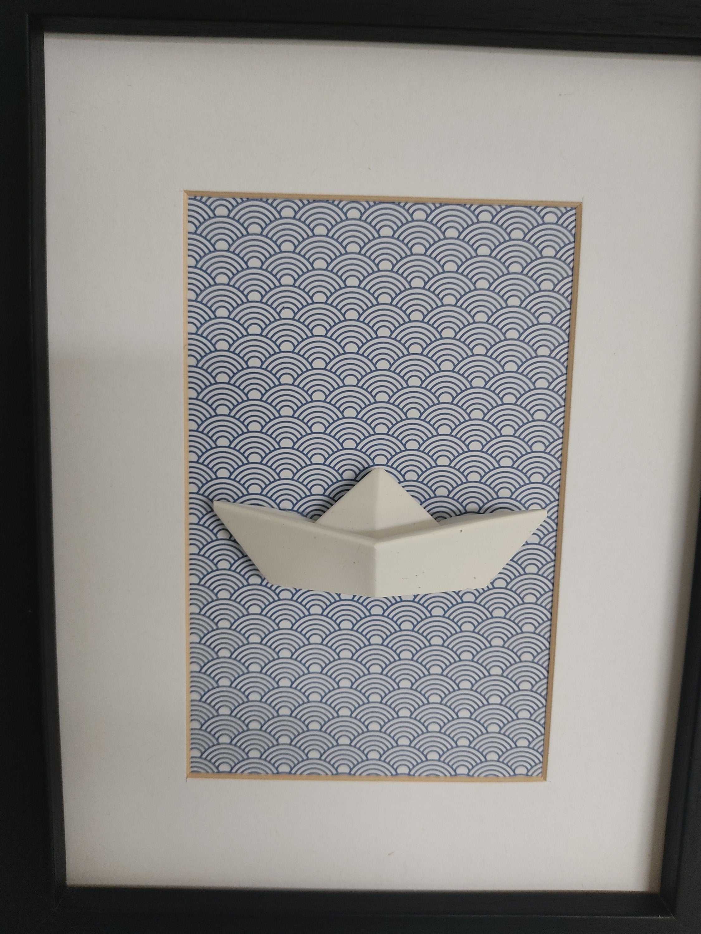 Tableau voilier origami