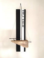 Tableau Voilier design bois flotté