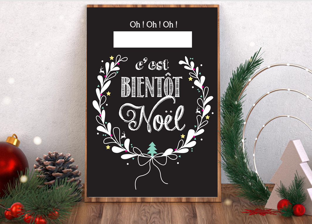 Calendrier de l'Avent Les lutins / Kit créatif DIY