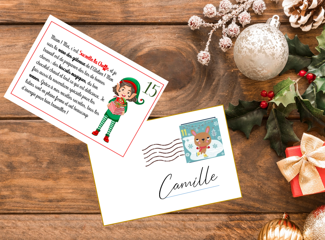 Calendrier de l'Avent Les lutins / Kit créatif DIY