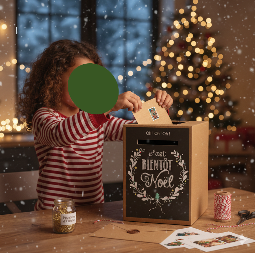 KIT AVENT Lutin (24 Jours) : Lettres du Pôle Nord - Calendrier Noël DIY