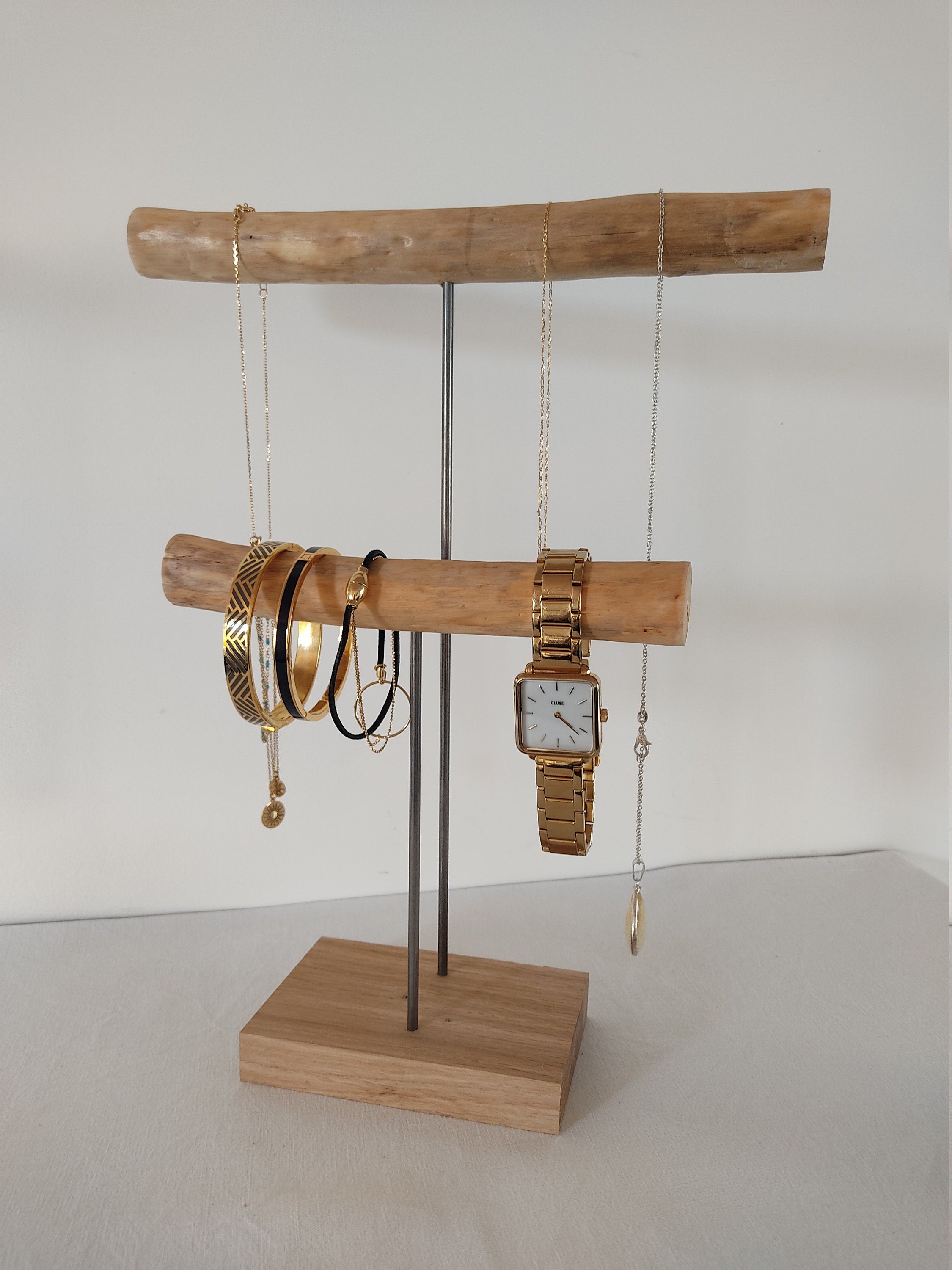Support collier bracelet, présentoir à bijoux, collier, cadeau fête des mères,  porte bijoux