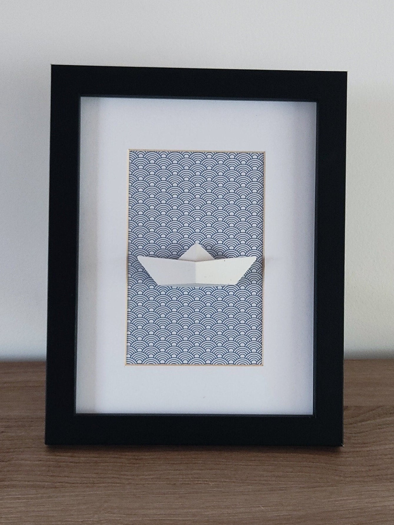 Tableau voilier origami