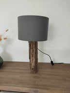 Lampe en bois flotté, déco esprit bord de mer