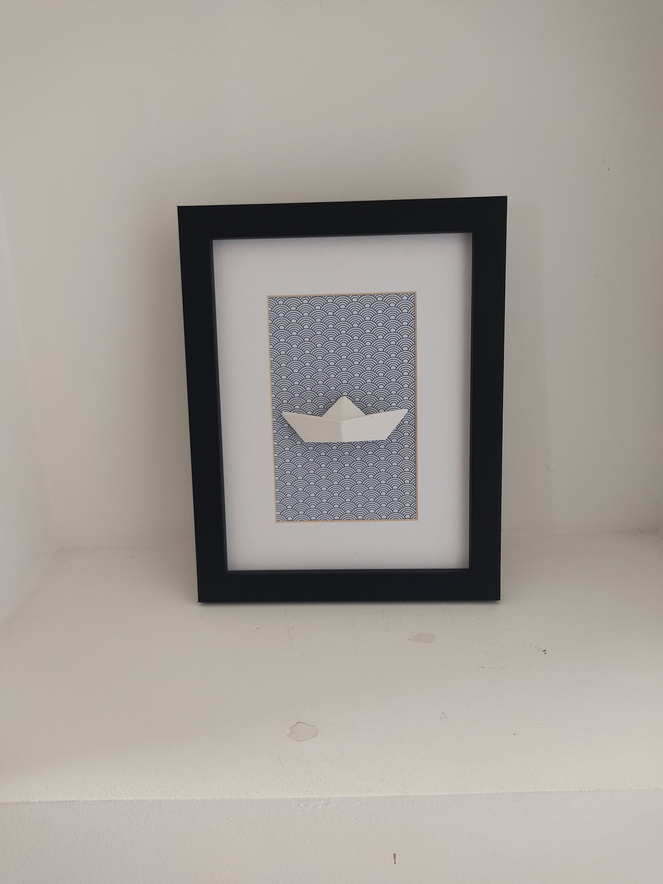 Tableau voilier origami