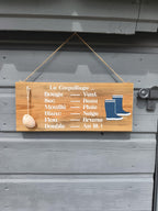 Baromètre humoristique coquillage