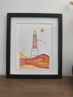 Tableau Phare de Cordouan de jour
