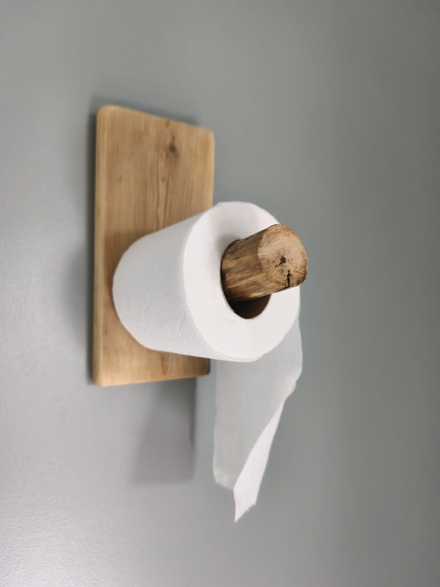 Porte-Papier Toilette Mural en Bois Flotté