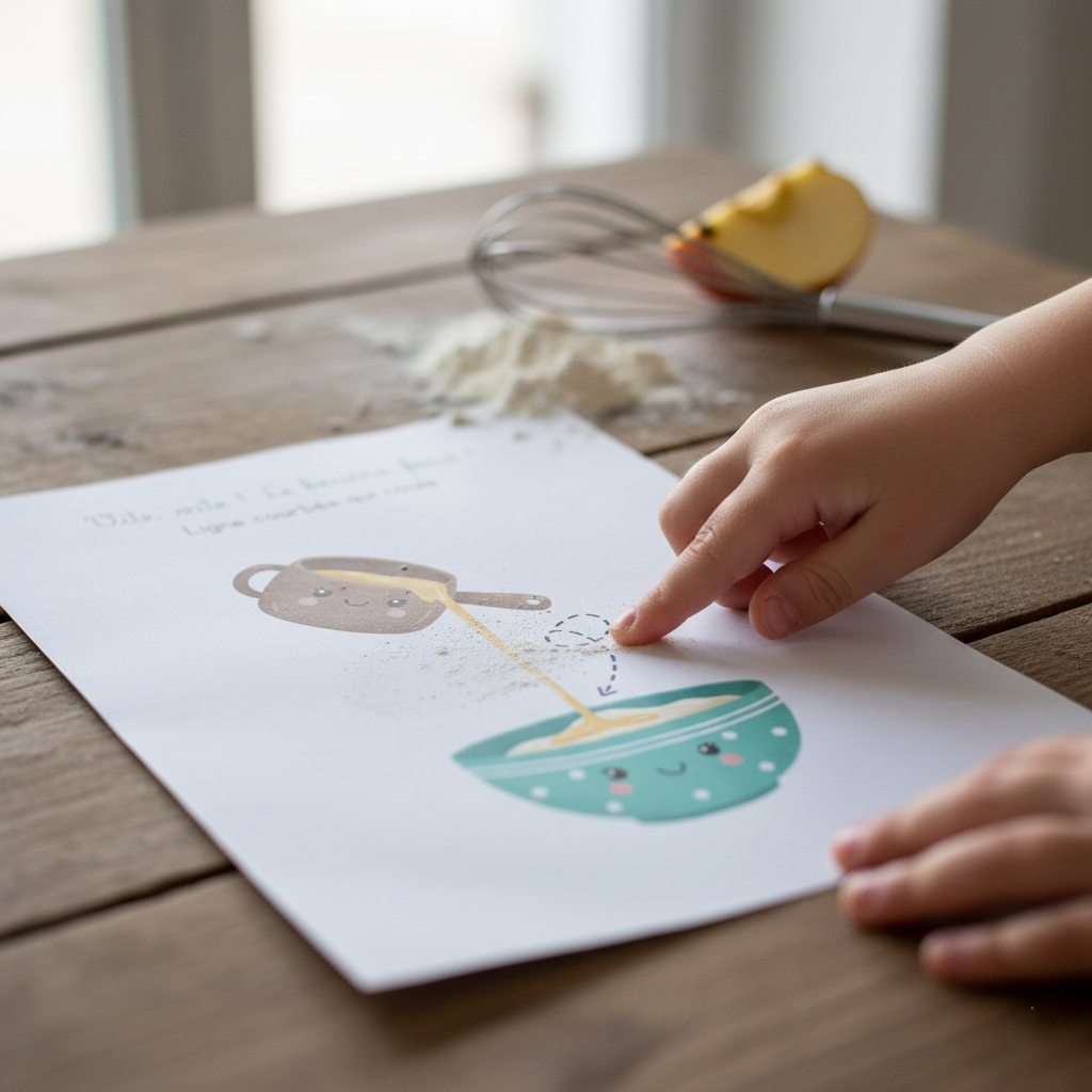 Livre Interactif Recette Gâteau aux Pommes