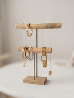 Porte-Bijoux et Montres en Bois Flotté & Chêne | Présentoir Artisanal