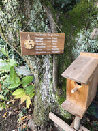 Mangeoire pour oiseaux - Baromètre humoristique