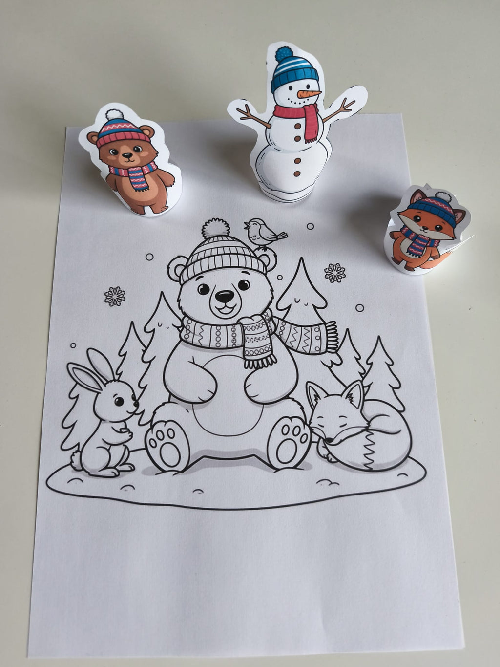 KIT DE JANVIER : Hiver, Neige & Galette des Rois