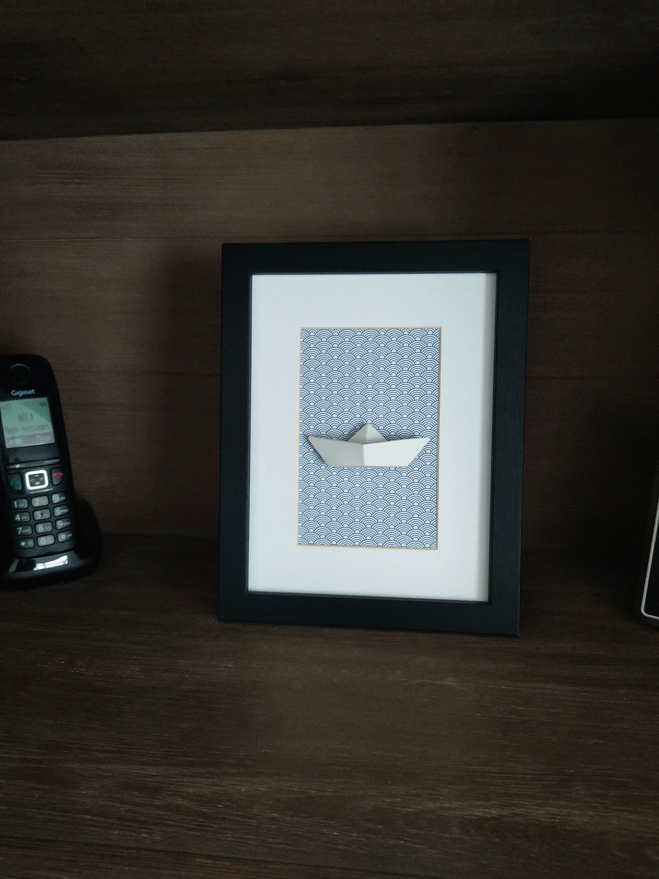 Tableau voilier origami