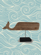 Baleine en bois flotté