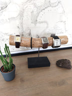 Support montres, porte montres présentoir à bijoux, cadeau homme personnalisé, cadeau noel homme