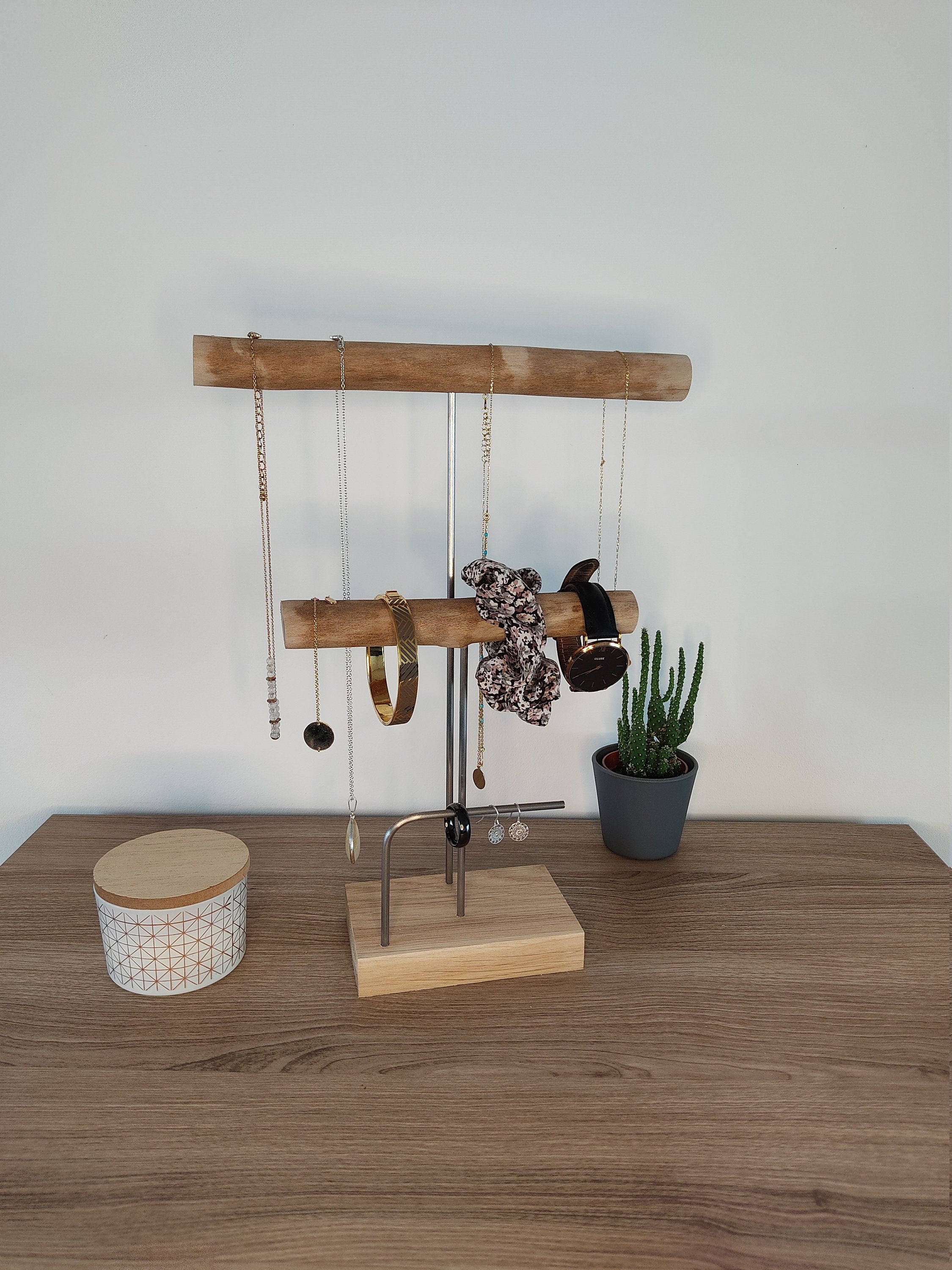 Support à bijoux, présentoir à bijoux, colliers, pendentifs, bracelets, boucles d'oreilles, bagues