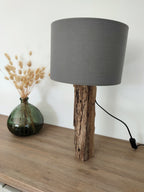 Lampe en bois flotté, déco esprit bord de mer