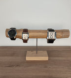 Support montres, porte montres présentoir à bijoux, cadeau homme personnalisé, cadeau noel homme