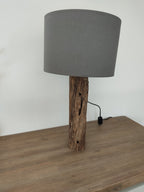 Lampe en bois flotté, déco esprit bord de mer