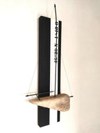 Tableau Voilier design bois flotté