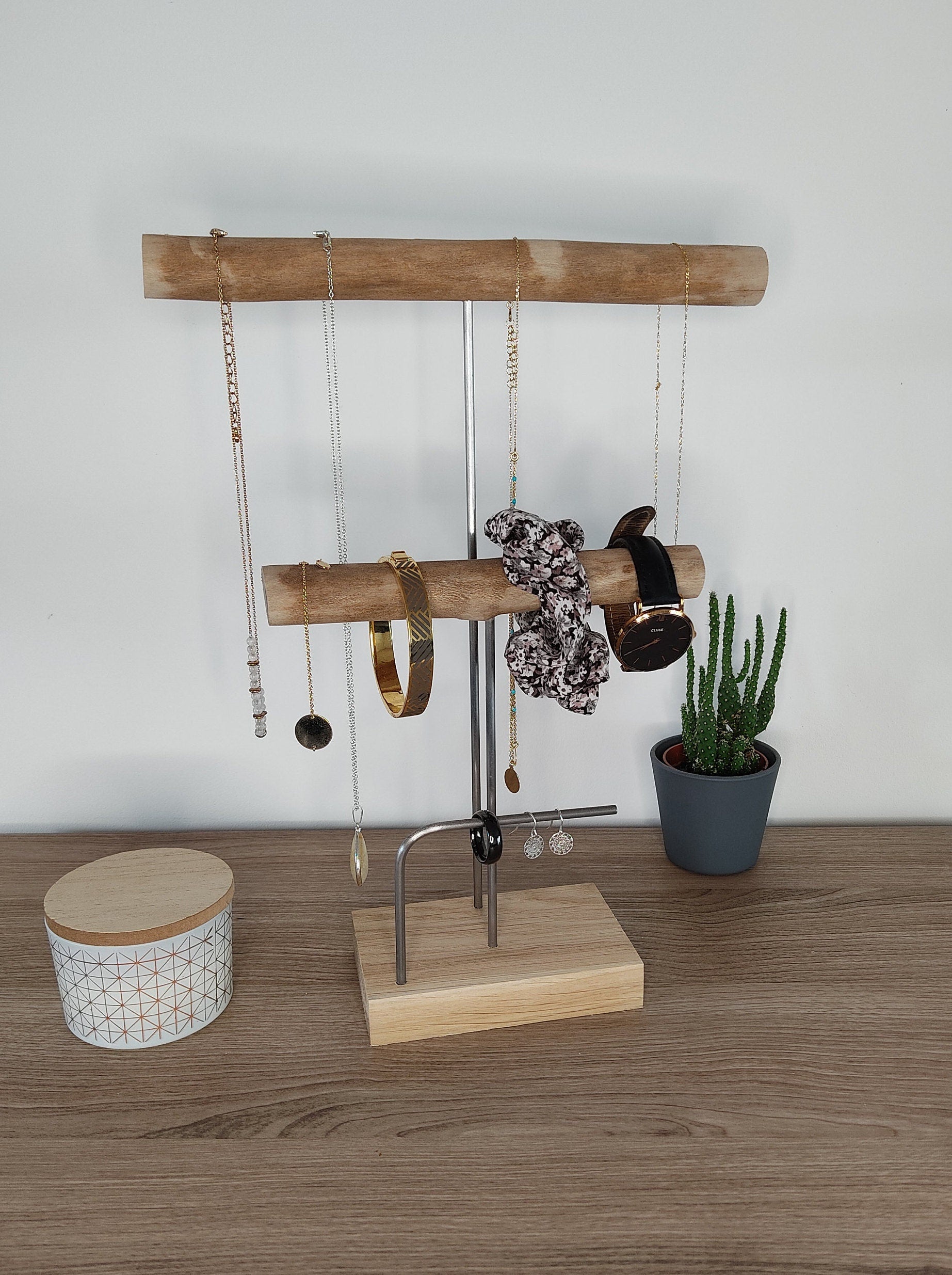 Support à bijoux, présentoir à bijoux, colliers, pendentifs, bracelets, boucles d'oreilles, bagues