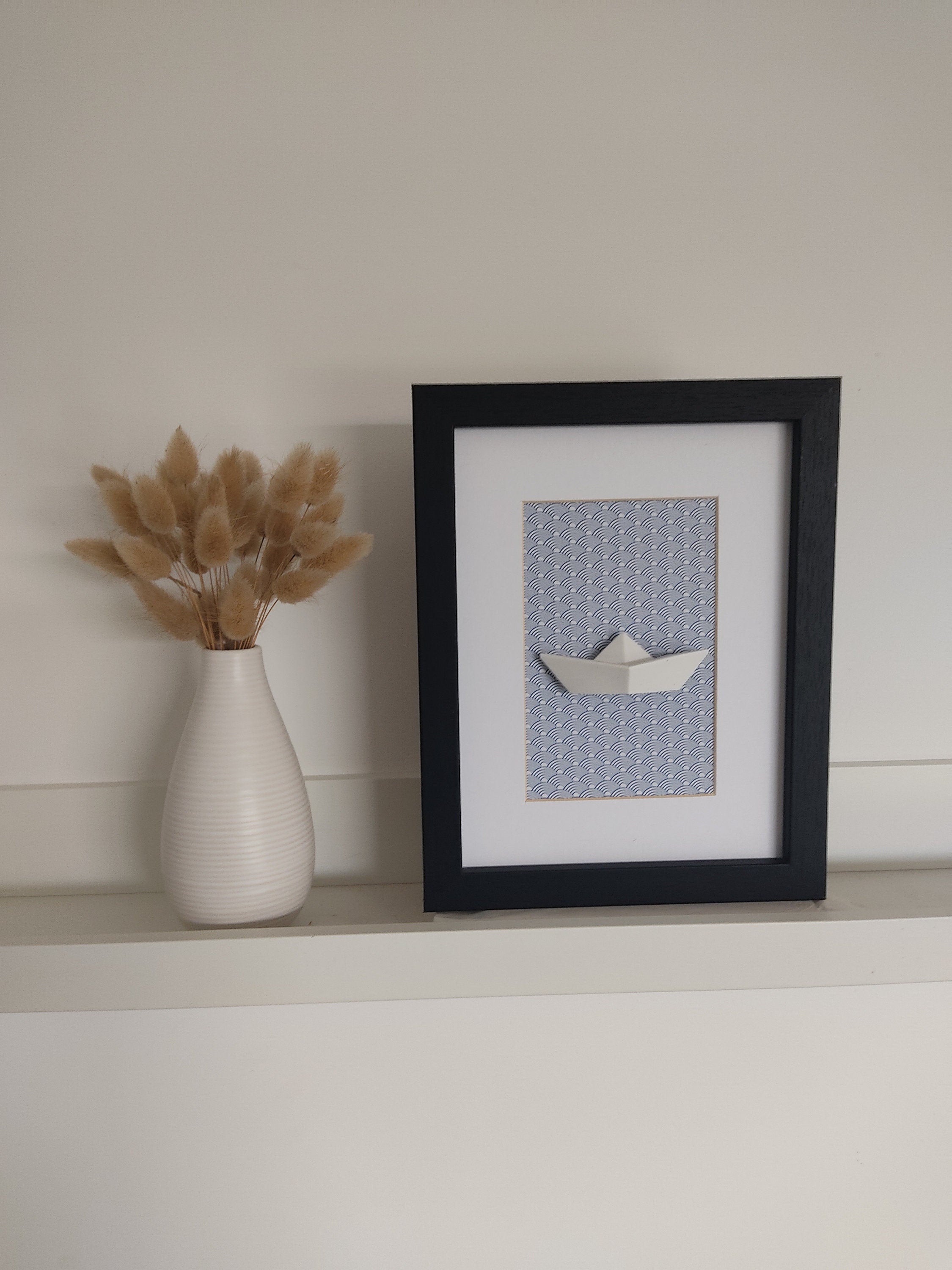 Tableau voilier origami
