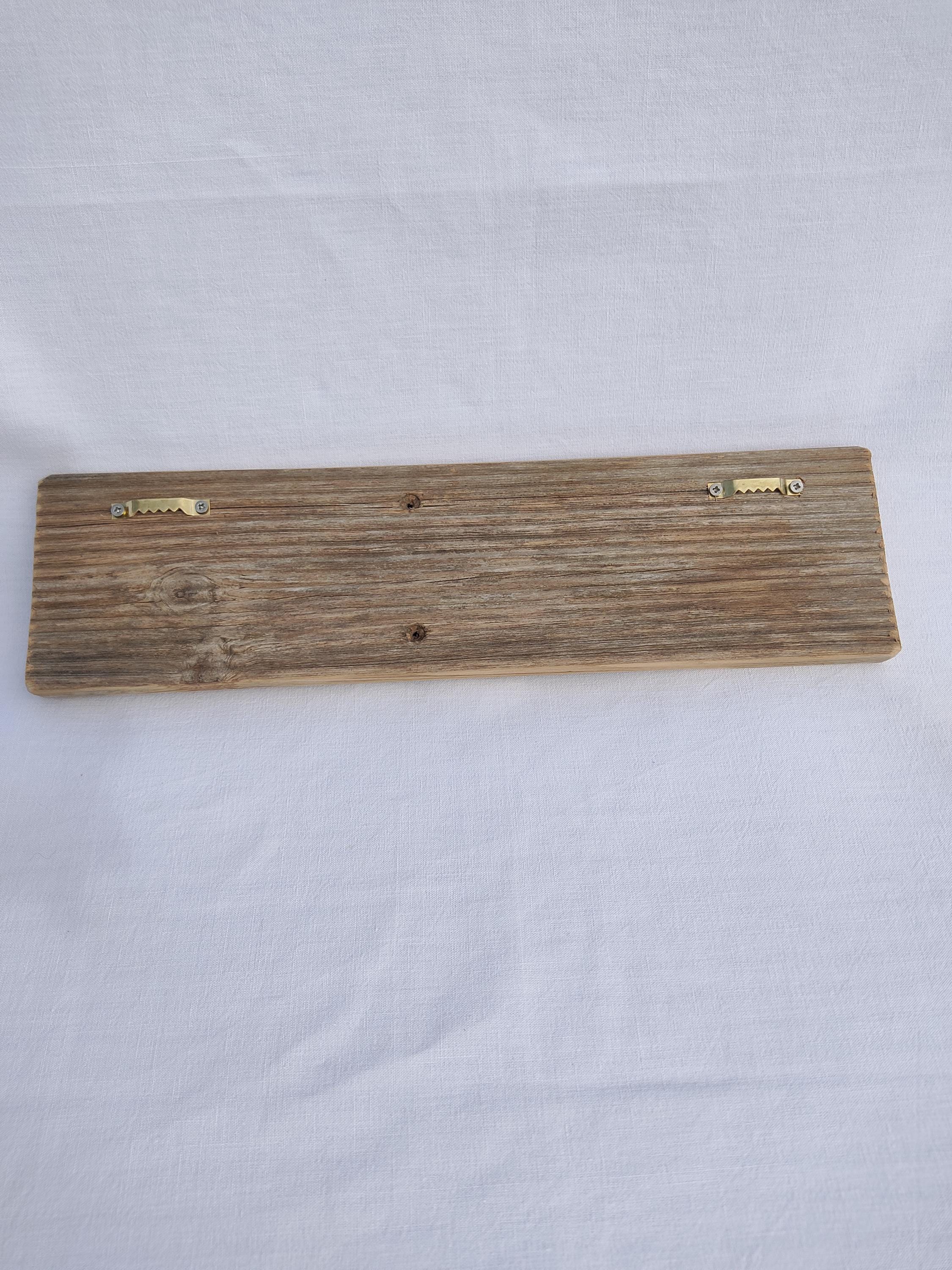 Banc de sardines en bois peint-