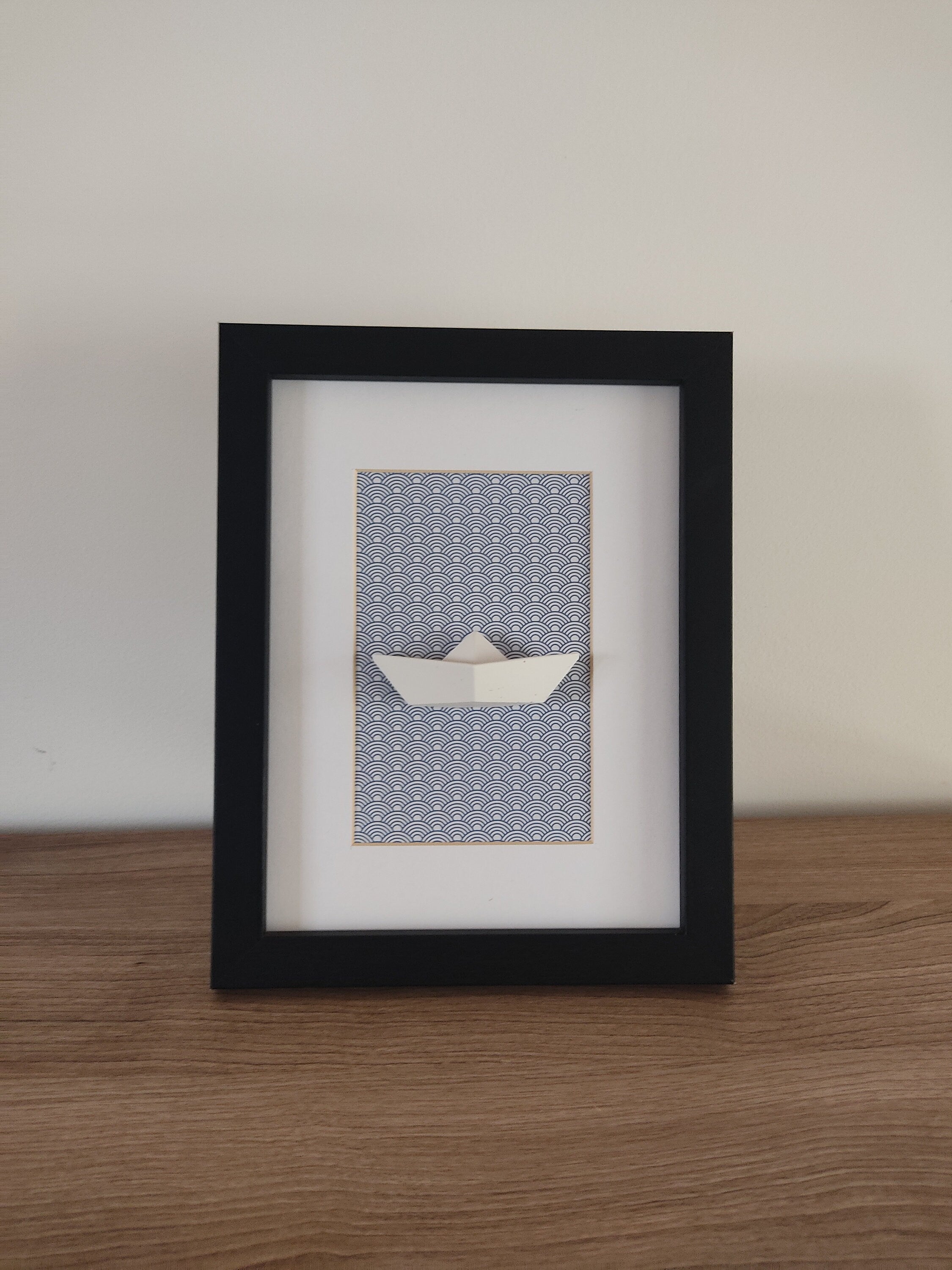 Tableau voilier origami