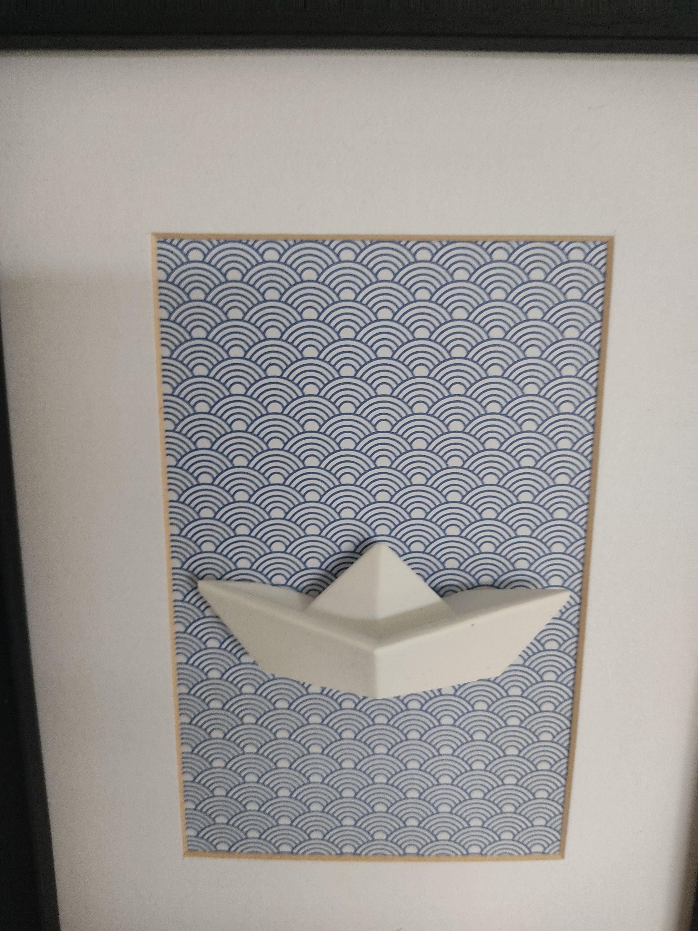 Tableau voilier origami