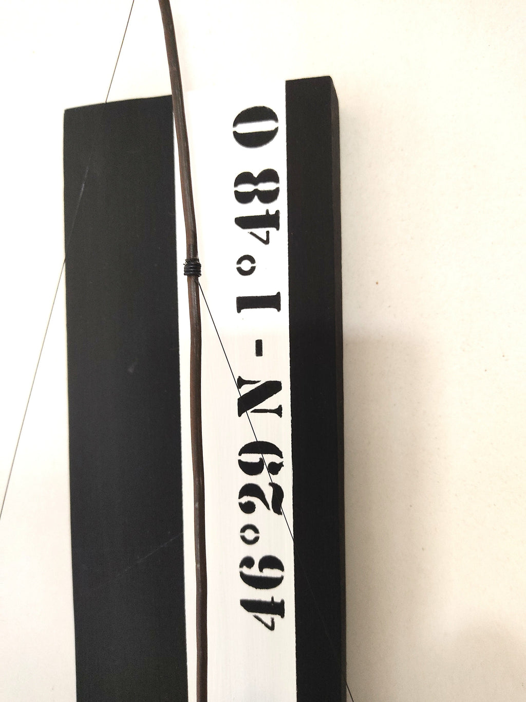 Tableau Voilier design bois flotté