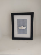 Tableau voilier origami