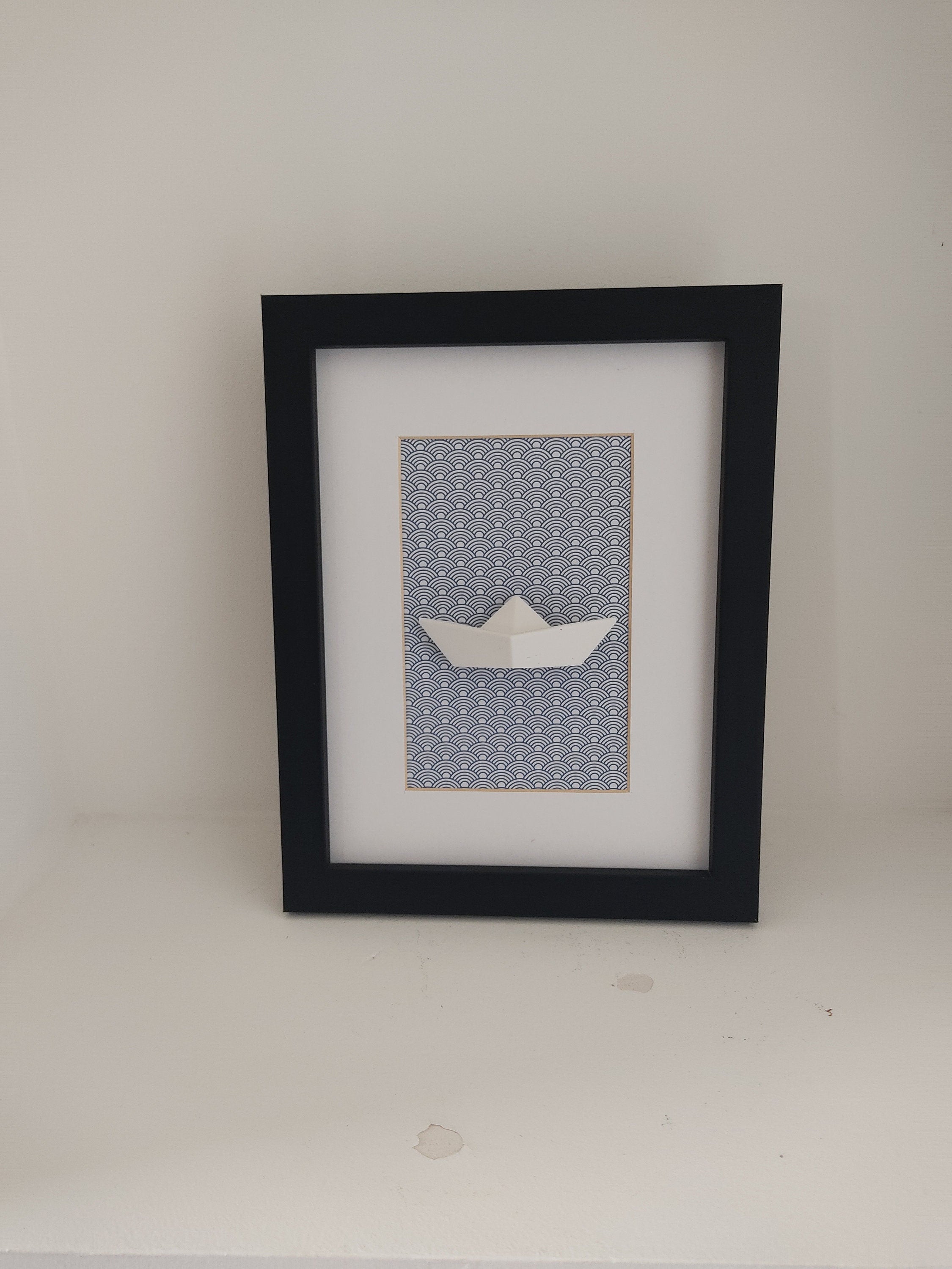 Tableau voilier origami